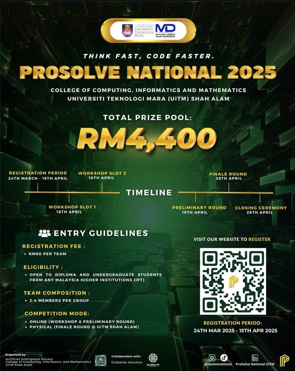 Prosolve National 2025 poster